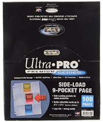 Ultra Pro archivador de cartas 9 bolsillos transparente - 100 unidades
