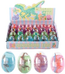 Huevo dinosaurio juguete slime putty con figura dino 6,5cm surtido