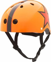 Coconuts casco infantil casco bicicleta estrella naranja mediano 6-10 años Orange star