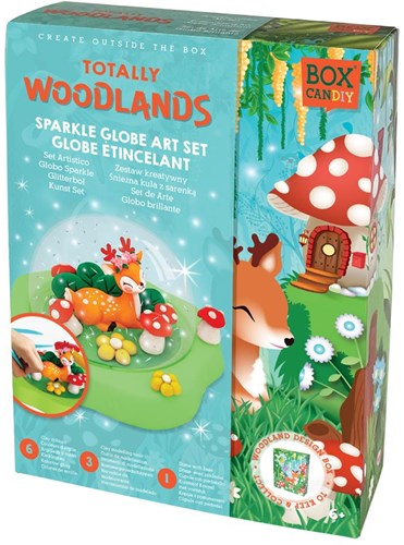 Box Candiy set artístico bola de purpurina juguete creativo niños