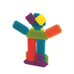 Edushape Bloques de Cerdas Sensoriales Young Brix - 36 piezas
