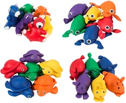 Spordas animales beanbags set de 6 bolsas de juego coloridas