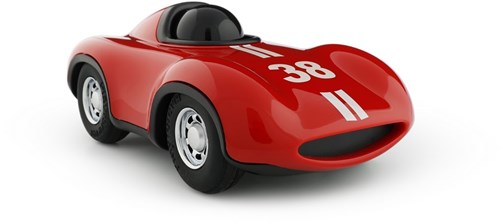 Playforever coche de juguete Speedy Le Mans rojo - coche de carreras