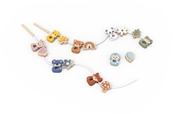 Speedy Monkey cuentas de madera para ensartar juguete educativo FSC 2-5 años