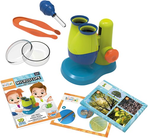 Buki microscopio juguete - Mini Sciences set educativo de experimentos-2