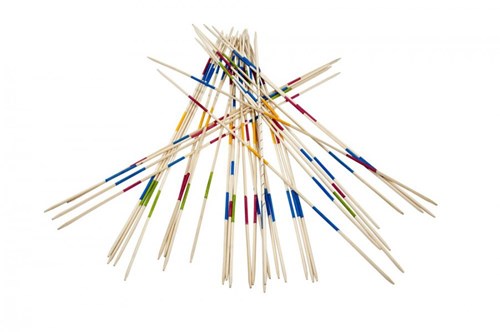 BS Toys Mega Mikado Juego de Madera - Juego de Habilidad de Bambú para Exterior-2