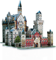 Wrebbit 3D Castillo de Neuschwanstein - Puzzle 3D - 890 piezas-2