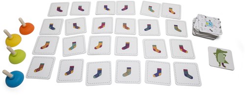 BS Toys juego infantil memoria calcetines cocodrilo - juego educativo-3