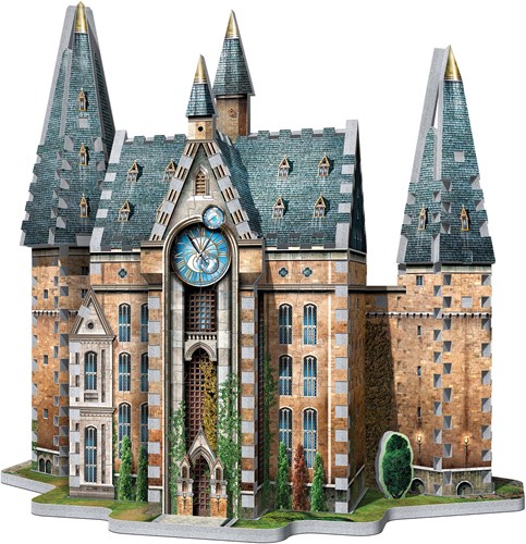 Wrebbit 3D Puzzle - Harry Potter Hogwarts Clock Tower Puzzle 3D 420 piezas-2