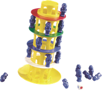 Jumbo Torre de Pisa juego de viaje - juego de acción compacto para niños-2