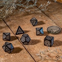 Q-Workshop The Witcher Dice Set - Yennefer - La Estrella de Obsidiana (7 piezas + moneda)-2