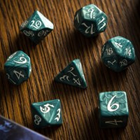 Q-Workshop Juego de rol clásico: juego de dados blancos y tormentosos (7)-3