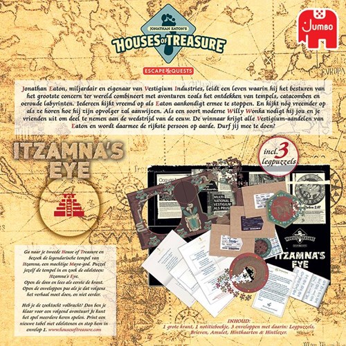 Jumbo Escape Quest juego de mesa - Aventura de rompecabezas El Ojo de Itzamna-2