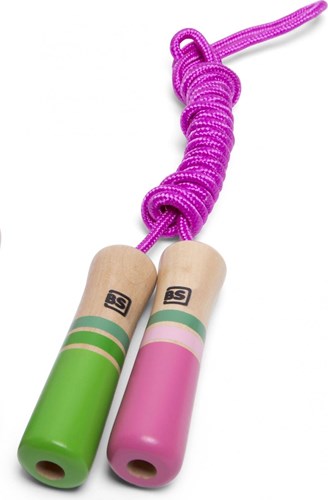 BS Toys cuerda para saltar rosa - juguete clásico para niños-3