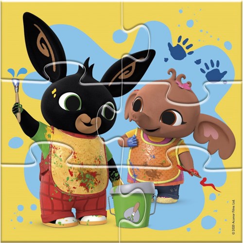 Twisk Bing puzzle infantil 4 en 1 - juguete educativo de cartón 4x6x9x16-2