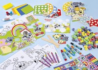 Bambolino Toys maletín de manualidades Woezel y Pip juguete creativo para niños-2