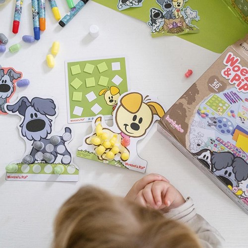 Bambolino Toys maletín de manualidades Woezel y Pip juguete creativo para niños-3