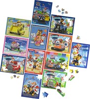 Spin Master set de puzzles Paw Patrol - 12 puzzles de cartón para niños - juguete-3