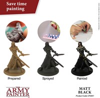 The Army Painter base primer - spray negro mate para miniaturas-2