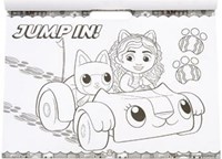 Totum Gabby's Dollhouse libro de actividades - Artist Pad libro para colorear pegatinas-2