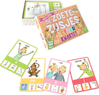Kosmos juego de cartas cuarteto Las Dulces Hermanas juego educativo de letras-3