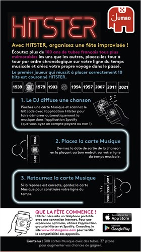 Jumbo Hitster - Juego de mesa musical en francés - Chansons Françaises-2