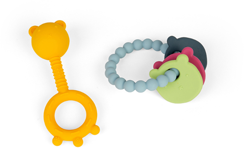 BigJigs set de mordedor oso - juguete de silicona para bebés-3
