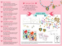Djeco L'ART DU FIL - PERLES & BIJOUX Enfilage Cœur - FSC MIX