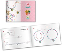 Djeco L'ART DU FIL - PERLES & BIJOUX Enfilage Cœur - FSC MIX