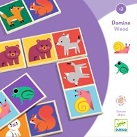 Djeco JEUX  EDUCATIFS BOIS - JEUX EDUCATIFS BOIS Domino Wood - FSC 100%