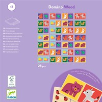 Djeco JEUX  EDUCATIFS BOIS - JEUX EDUCATIFS BOIS Domino Wood - FSC 100%
