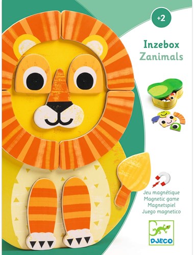 Djeco JEUX  EDUCATIFS BOIS - INZEBOX Zanimals - FSC 100%