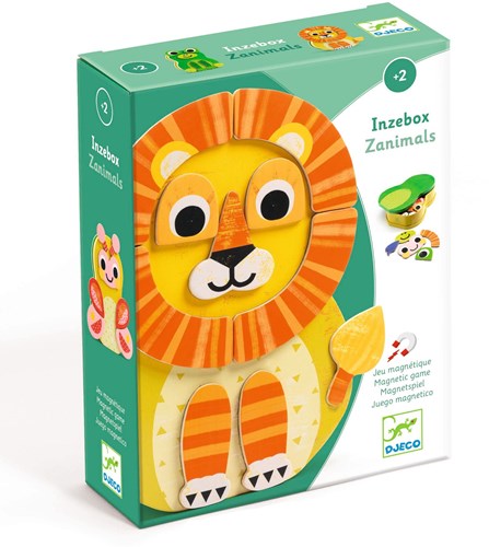 Djeco JEUX  EDUCATIFS BOIS - INZEBOX Zanimals - FSC 100%