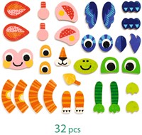 Djeco JEUX  EDUCATIFS BOIS - INZEBOX Zanimals - FSC 100%