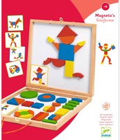 Djeco JEUX  EDUCATIFS BOIS - MAGNETIQUES BOIS Géoforme - FSC 100%