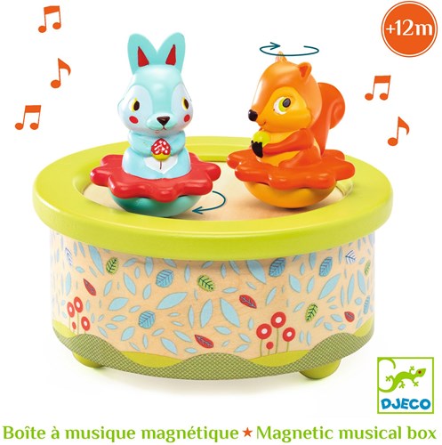 Djeco LITTLE BIG ROOM - BOÎTES A MUSIQUE Friends Melody - FSC 100%