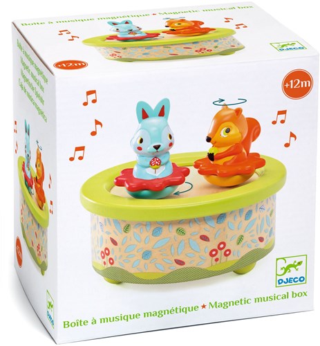 Djeco LITTLE BIG ROOM - BOÎTES A MUSIQUE Friends Melody - FSC 100%