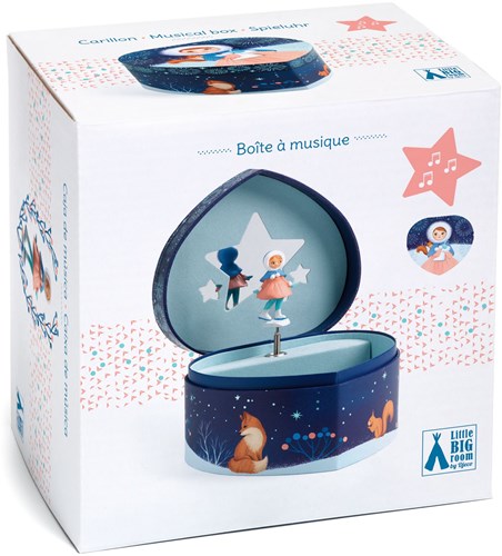 Djeco LITTLE BIG ROOM - BOÎTES A MUSIQUE Patineuse - FSC MIX
