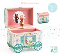 Djeco LITTLE BIG ROOM - BOÎTES A MUSIQUE Roulotte enchantée - FSC MIX