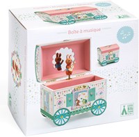 Djeco LITTLE BIG ROOM - BOÎTES A MUSIQUE Roulotte enchantée - FSC MIX