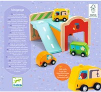 Djeco PREMIER ÂGE - BABY COULEURS Minigarage - FSC 100%