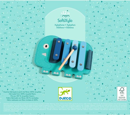 Djeco PREMIER ÂGE - BABY COULEURS SoftiXylo - FSC 100%