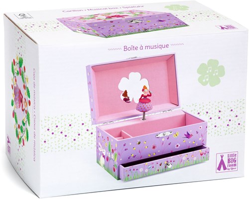 Djeco LITTLE BIG ROOM - BOÎTES A MUSIQUE Mélodie de la princesse - FSC MIX