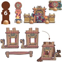Djeco MONDE IMAGINAIRE - TINYLY Puzzl’Up Alric Barbarious-1 figurine + 9 pcs + 6 pcs - FSC MIX