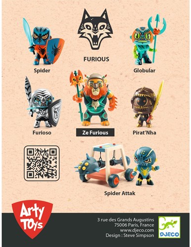 Djeco MONDE IMAGINAIRE - ARTY TOYS Ze Furious