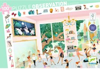Djeco PUZZLES - PUZZLES OBSERVATION L'école de danse - 100pcs - FSC MIX