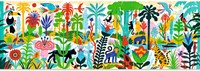 Djeco PUZZLES - PUZZLES GALLERY Jungle - 100 pcs - FSC MIX
