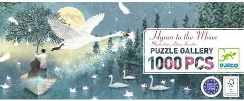 Djeco PUZZLES - PUZZLES GALLERY Hymn to the Moon - 1000 pcs - FSC MIX
