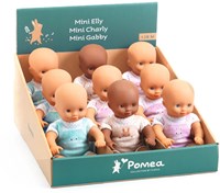 Djeco POMEA COLLECTION - BABY POMEA Mini Ellly, Charly, Gabby - Display 9 pcs