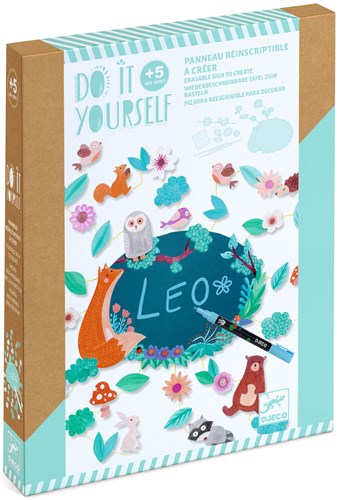Djeco DO IT YOURSELF - MOSAÏQUES & STICKERS Dans les bois - FSC MIX